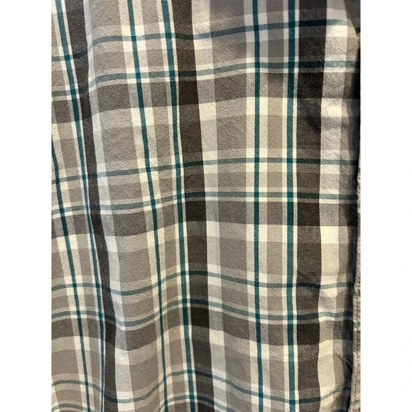 Carhartt Mens XLT Button Down Blue Plaid Cotton‎ Shirt Relaxed Fit Tall - Picture 2 of 7